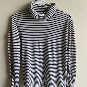 Striped J. Crew Turtleneck